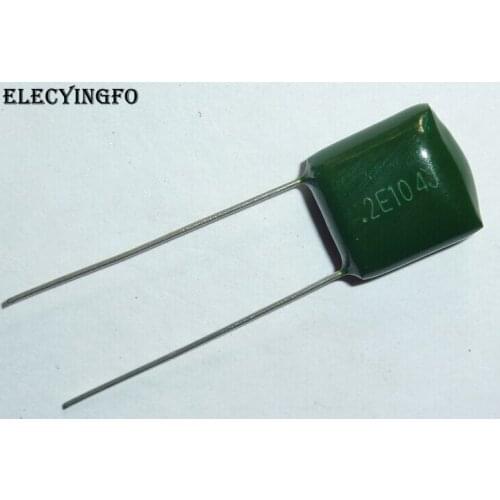 20pcs Mylar Film Capacitor 250V 2E104J 0.1uF 100nF 2E104 5% Polyester Film capacitor