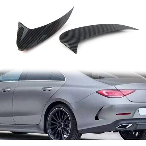 Car Rear Bumper Splitter Spoiler Side Wing Decorative Cover for Mercedes Benz CLS Class C257 CLS350 CLS450 2018+ AMG