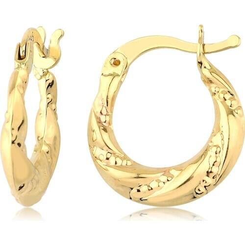 14k Hoop Earrings W4E28110