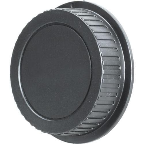 Universal Camera Rear Lens Cap Cover Camera Body Protector Cap Cover Dustproof Plastic Black for Canon DSLR Camera 6.5cmx1.5cm