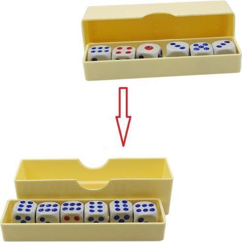1Set Prediction Dices (Normal Dice) Magic Tricks Six Die Flash Change Magia Close Up Gimmick Props Illusion Funny Classic Toy