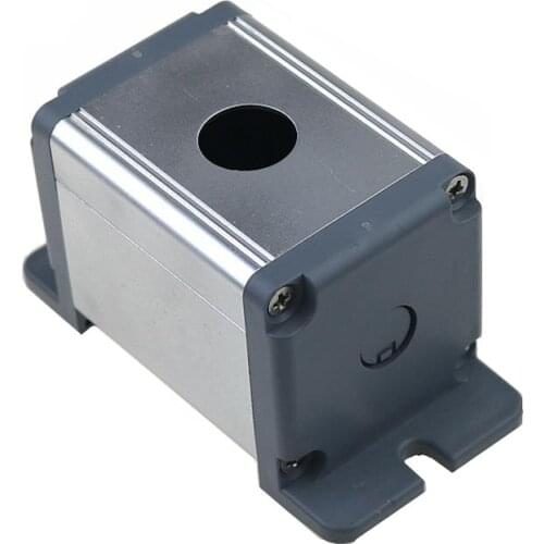 1 hole 16mm/19mm Cut-out Aluminium Alloy Switch box with Stainless steel push button switch