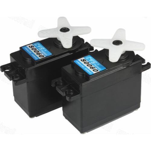 1pc CYS-S0060 DC6.0-7.4V Analog Micro Servo Metal Gear JR/Futaba Plug For RC Airplane 40.8x20.1x38mm