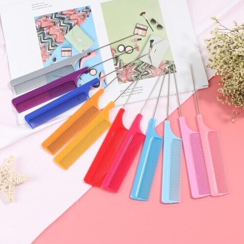 1Pcs Professional Hair Dye Comb One-way Weave Highlighting Foiling Sectioning Highlight Cutting Combs Salon Hairdressing Tool