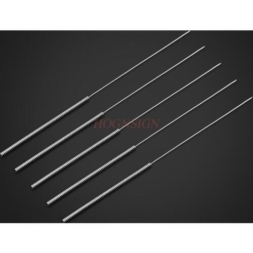 100pcs Disposable Sterile Acupuncture Needle Flat Handle Acupunctures Non Silver Meridian Cone Moxibustion Knife Medical Care