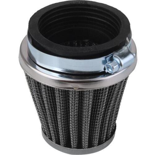 2x 50mm UNIVERSAL PERFORMANCE CONE MESH INTAKE AIR FILTER WITH ADAPTORS CLAMP