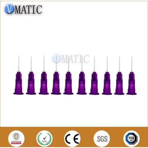 Free Shipping 24G Precision Passivated S.S Dispense Tip With PP Safetylok hub 0.5" Tubing Length Glue Dispenser Needles 1/2 Inch