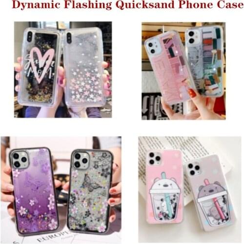 Quicksand Liquid Dynamic whale Phone Case For iPhone 11 12 Pro MAX 7 8 Plus X XR Xs MAX 12 Pro 12 Mini SE 2020 Soft Case Cover