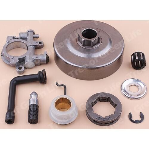 Clutch Drum Sprocket Rim Oil Pump Worm Gear For Stihl MS290 029 MS390 039 MS310 Chainsaw 1125 007 1041