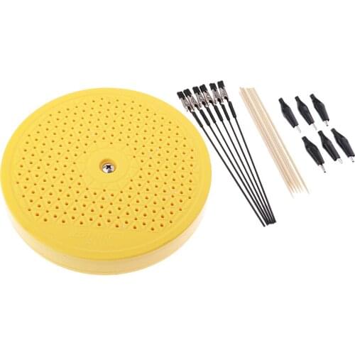 Hobby Parts Painting Stand Holder Base and 12 Pcs Clips Craft Tools for Model