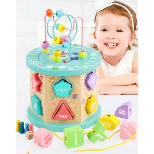 Kid Montessori Materials Early Childhood Learning Educational Toys Color Cognition Puzzles Math Sensory Toy For Baby Wooden GifT