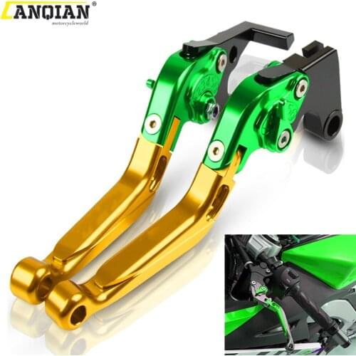 For Kawasaki Z750R 2011-2012 Motorcycle CNC Adjustable Extendable Foldable Brake Clutch Levers Adjustable Brake Handle Z750R