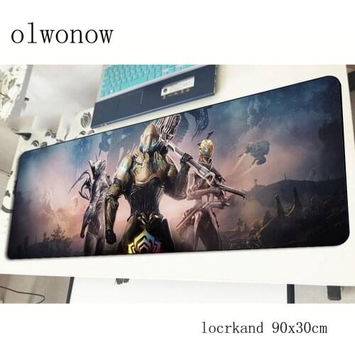 Warframe mouse pad 900x300x3mm Fashion mousepads best gaming mousepad gamer HD pattern personalized mouse pads keyboard pc pad
