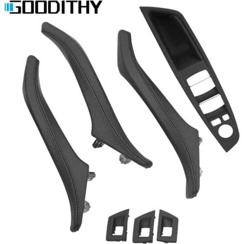 Top Quality RHD Car Inner Door Handle Panel Pull Trim Leather Cover for BMW 5 Series F10 520 523 525 528 530 535