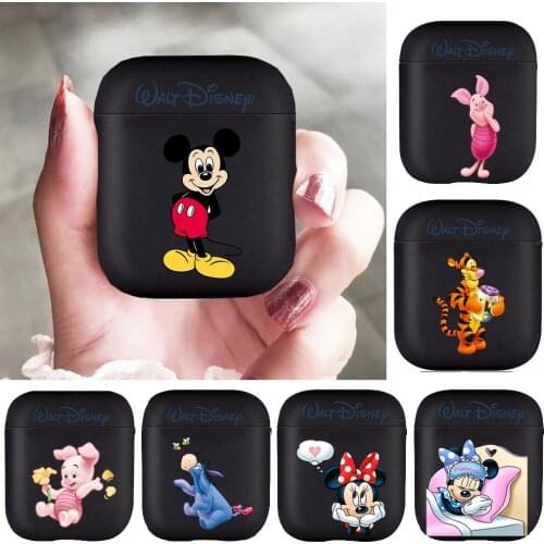Cute Disney Mickey Minnie Mouse Soft Silicone Cases For Apple Airpods 1/2 Protective Bluetooth Wireless Earphone Cover For Apple