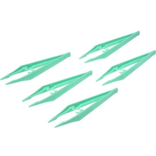 5pcs 12cm Plastic clip Tweezer for feeding Reptiles