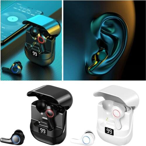 Sports Touch Control Waterproof TWS Bluetooth 5.0 Earphones Earbuds Headsets 9D Stereo w/Mic