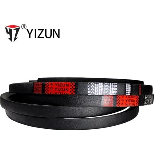 YIZUN 8V Type 8V2540~3670mm Hard Wire Rubber Drive Outer Length Girth Industrial Transmission Agricultural Machinery V Belt