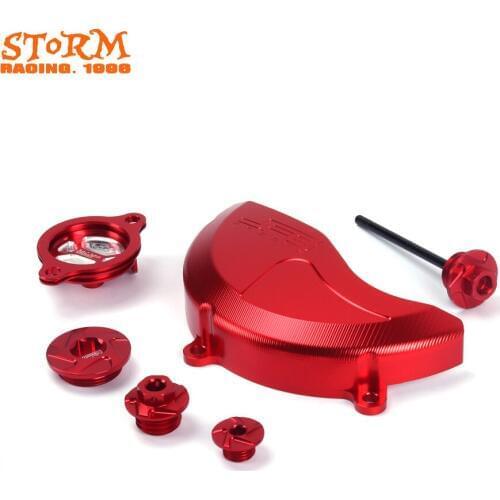 Billet Engine Cover Protection Oil Filter Cap Dipstick Timing Screw Bolt Protector For HONDA CRF250R CRF250 R 2010-2016