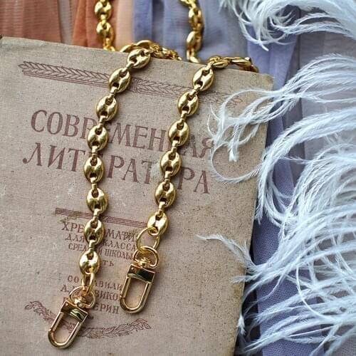 Bags Chain Women Metal Shoulder Bags Parts Glold Long Chain for Bags Purse Luxury Handbag Chain Bag Accessories Replacement DIY