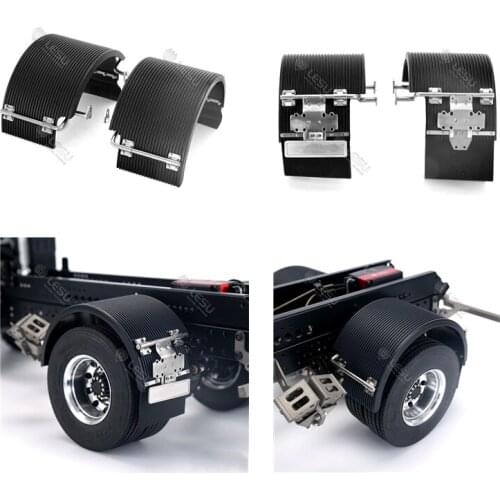 1/14 Rc Truck Tamiya VOLVO Tractor Trailer Rear Wheels Fender Mud Guard For Radio Control Toys Dump Trucks FH12 FH16 56360 56312