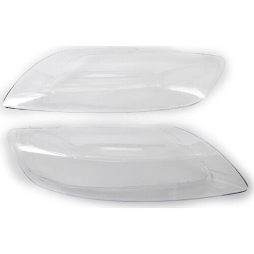 1 Pair of Headlight Lens Clear Headlamp Cover Replace for Audi Q7 2006-2015 New