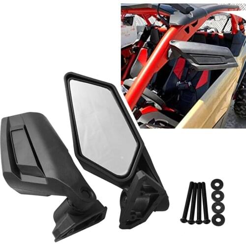 1 Pair Rearview Mirror Racing Rear View Side Mirrors For UTV Planet Magazine Can Am Maverick X3 Maverick X3 2017 2018 2019 2020