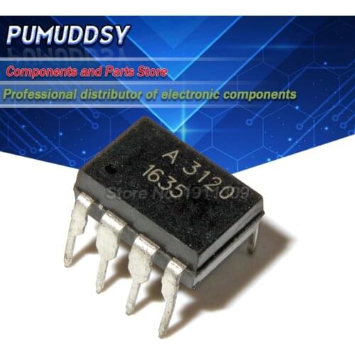 10PCS Optocouplers HCPL-3120 HCPL3120 3120 A3120 DIP8 IC