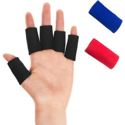 10Pcs Finger knuckle finger guard sleeve sports protector sheath finger sleeve