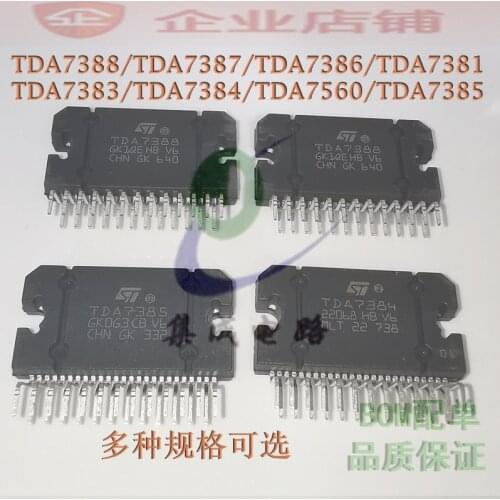 100% New&original TDA7388/TDA7387/TDA7386/TDA7381/TDA7383/TDA7384/TDA7560/TDA7385