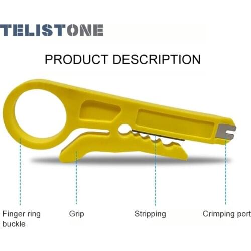 Cable Stripping Wire Cutter Multi-function Electric Stripping Knife Pliers Tools Rimper Pliers Portable Cable Wire Striper Tool
