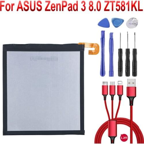 ASUS C11P1514 Battery For ASUS ZenPad 3 8.0 ZT581KL +USB cable+toolkit