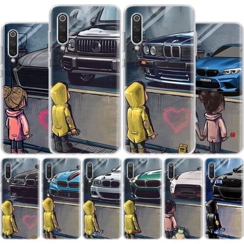 Boy See Sports Car Jdm Drift Cover Phone Case For Xiaomi Note 10 Mi 11 9 8 CC9 5X 6X 9T 10T A3 Poco X3 NFC F1 Pro Lite + Coque A