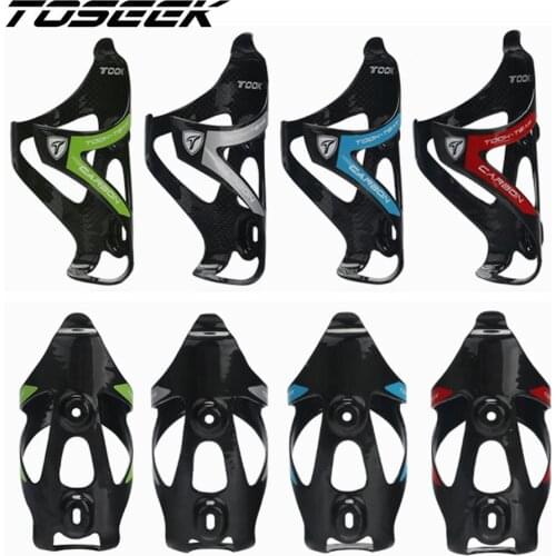 TOSEEK Bicycle Bottle Holder Bike Carbon Fiber Water Bottle Cage Cycling Accessories 25g