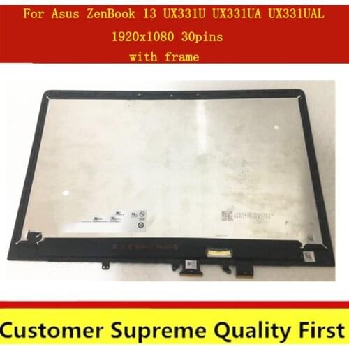 For ASUS ZenBook UX331 UX331U UX331UA UX331UN laptop LCD LED SCREEN Panel Touch Screen Digitizer Assembly