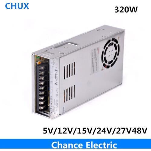 320W Switching Power Supply single output 5V 12V 15V 24V 27V 48V for cnc led light Direct Selling