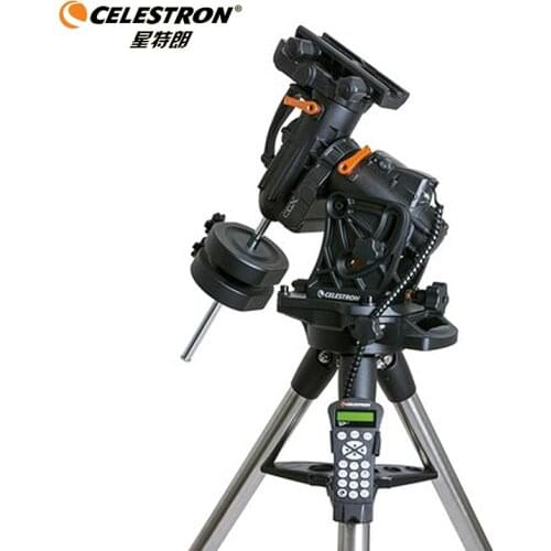 Celestron CGX GoTo Motorized Powerful Equatorial EQ Telescope Mount with Tripod Counterweights #91530