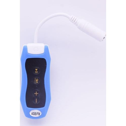 Newest FM Radio 4GB 8G IPX8 Waterproof MP3 Music Player Swimming Diving Earphone Headset Sport Stereo Bass Swim MP3 with Clip