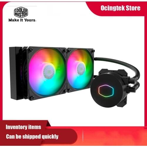 Cooler Master ML240L V2 ARGB CPU Liquid Cooling With controller 120mm 5V Addressable RGB fan B240 CPU Water Cooling For 2066 AM4