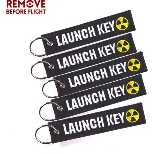 Wholesale Fashion Launch Chain Keychain for Motorcycles and Cars Key Tag Embroidery Key Fobs OEM Key Ring Jewelry 20 PCS/LOT