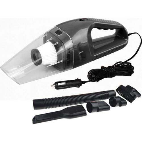 Portable 120W 12V Car Vacuum Cleaner Handheld Mini Vacuum Cleaner Super Suction 5m Cable Wet And Dry Dual Use