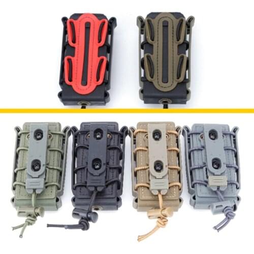 Tactical Magazine Pouch Airsoft Hunting Shooting Holster Rifle Mag Pouch Holder Soft Shell Mag Carrier Bag With Belt Clip