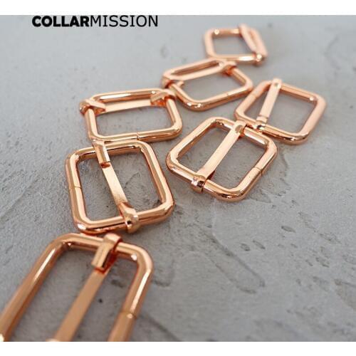 100pcs/lot Adjustable buckle for 25mm Webbing strap luggage handmade dog collar Kirsite diy parts environmental fastener LXK25M