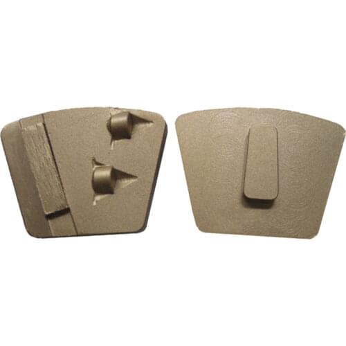 PCD79 Two Quarter PCD Abrasive Block Hus-qvarna PCD Scraper Diamond Floor PCD Grinding Pads for Thick Coating Epoxy Floor 12PCS