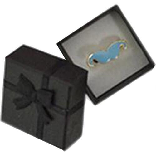 12pcs Fashion Paper Ribbon Jewelry Storage Display Cases Cube Jewelry Ring Earrings Gift Boxes Cutely Small Gift Box Wholesale