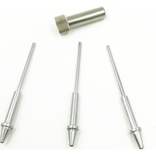 3PCS / LOT 1MM 1.5MM 2MM Suction Nozzle S-997P S-998P Electric Suction Tin Suction Tin Gun Accessories Nozzle With Casing