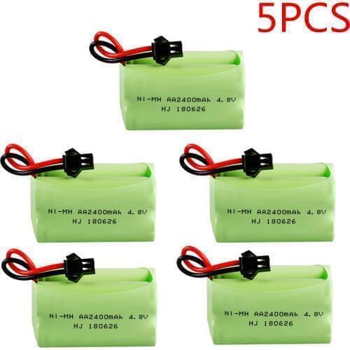 5pcs 4.8V 2400mAh Remote Control toy electric lighting lighting security facilities 4*AA NI-MH battery RC TOYS battery group