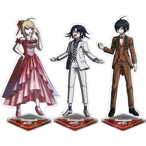 Anime Danganronpa V3: Killing Harmony 10th Anniversary Formal Dress Acrylic Stand Figure Model Toy Kokichi Oma Saihara Shuichi