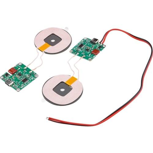 20W high power 5V 12V fast charging wireless charger transmitter module Type-c USB + coil Qi universal FOR CAR PHONE battery