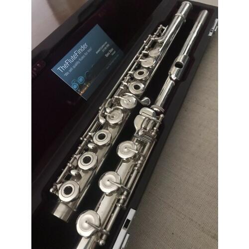 MURAMATSU Flute DS Flute Flute-b Foot/c# Trill/split e-gorgeous Performance Musical Instrument Copper-nickel Silver Plated Flute